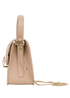 Penelope, &pound;550, Handbags, Beige, Leather, Bottom view